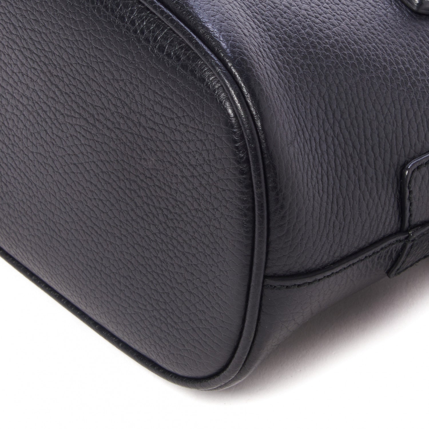 Gucci Dollar Calfskin Small GG Charm Dome Bag Black 4 of 8