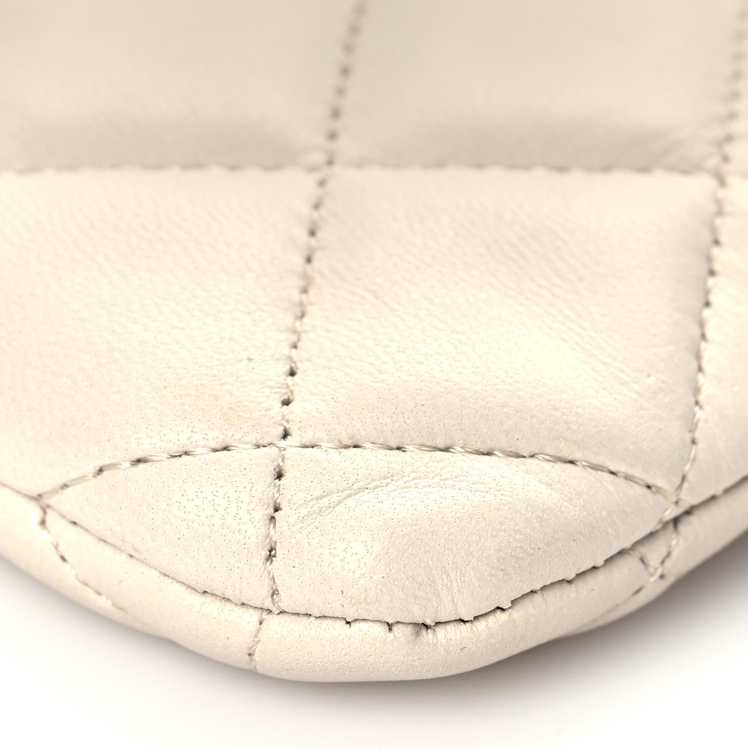 Chanel Lambskin Quilted Phone Case Grey 9 of 13