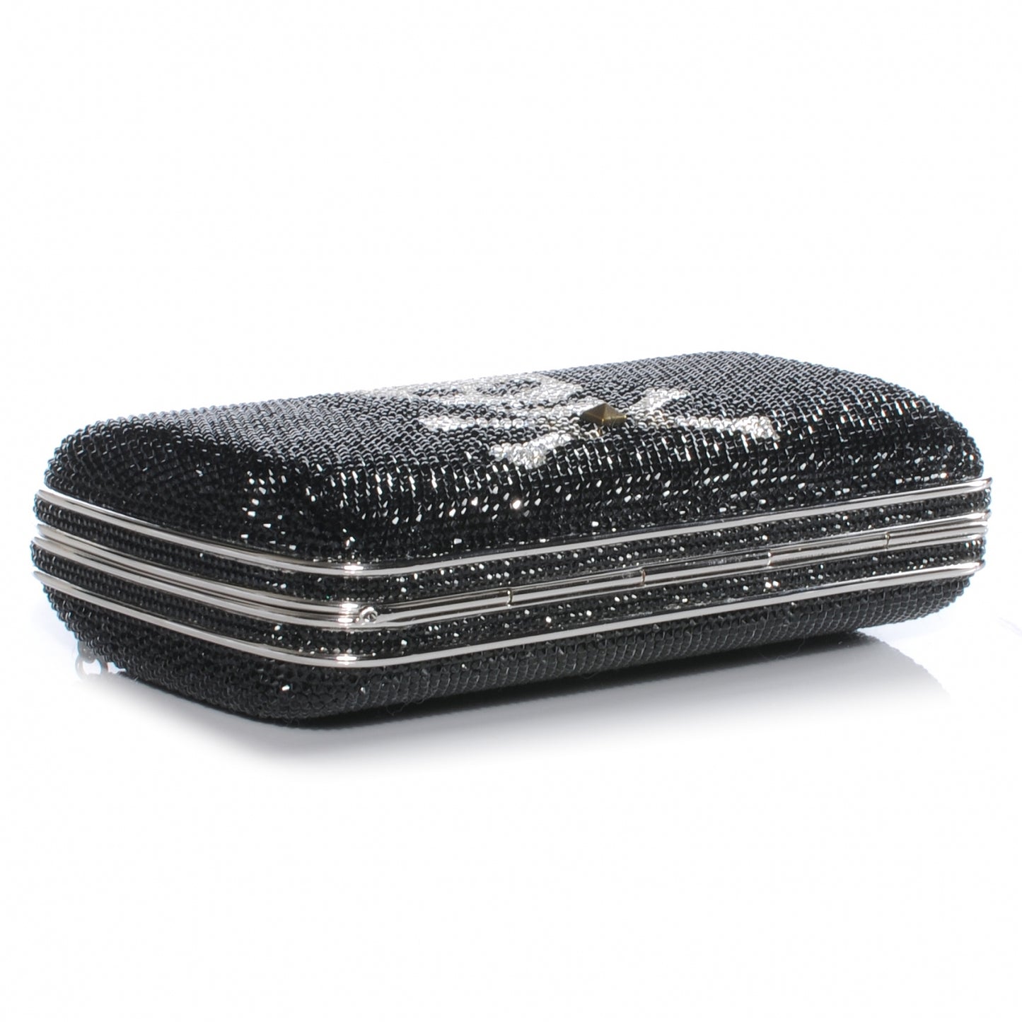Crystal Skull Pattern Clutch