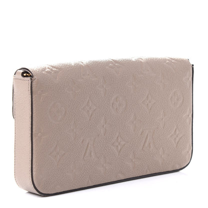 Louis Vuitton Empreinte Pochette Felicie Chain Wallet Tourterelle 2 of 4