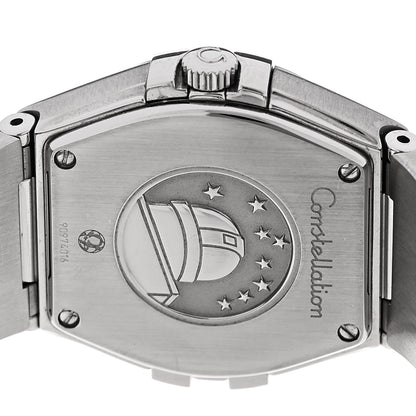 Omega Stainless Steel Diamond Mother of Pearl 27mm Constellation Quartz Watch 123.10.27.60.55.001 4 of 5