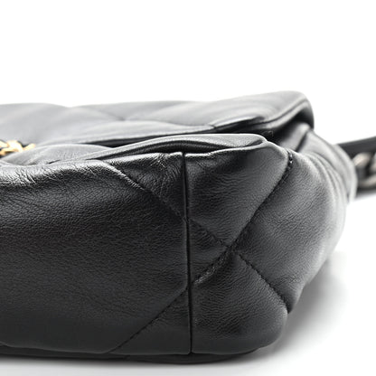 Chanel Lambskin Quilted Medium Chanel 19 Flap Black 10 of 11