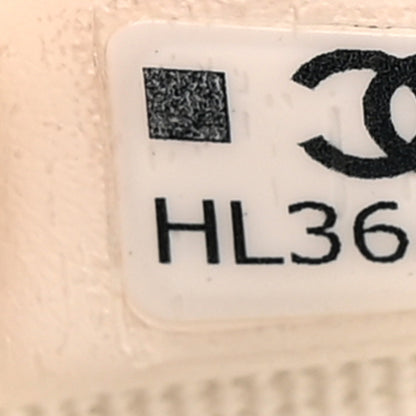 Chanel Caviar Quilted Top Handle Slim Vanity With Chain White 7 of 10
