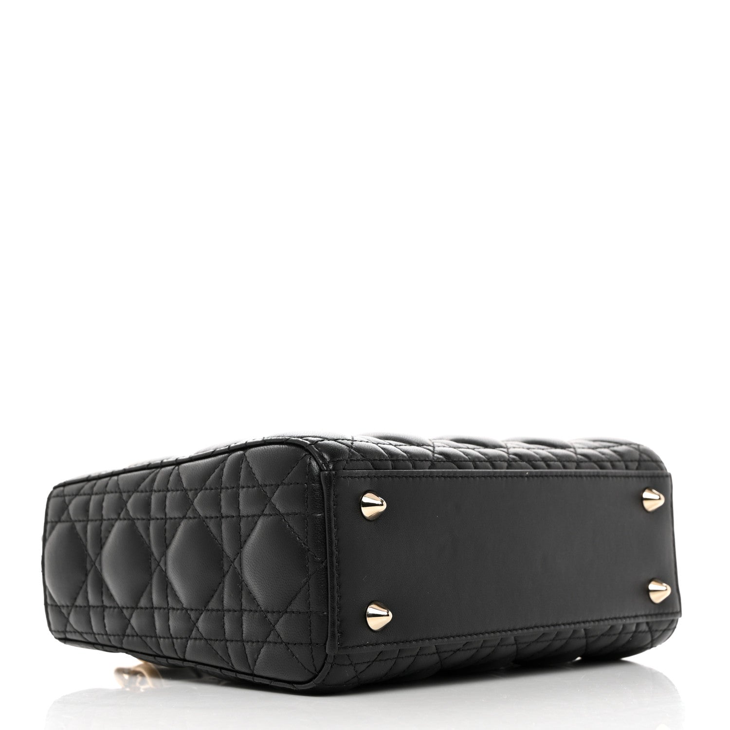 Christian Dior Lambskin Cannage Small My ABCDior Lady Dior Black 4 of 10