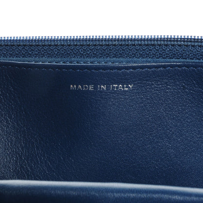 Chanel Patent Camellia Wallet on Chain WOC Blue 7 of 8