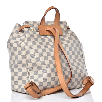 Louis Vuitton Damier Azur Sperone Backpack 3 of 14