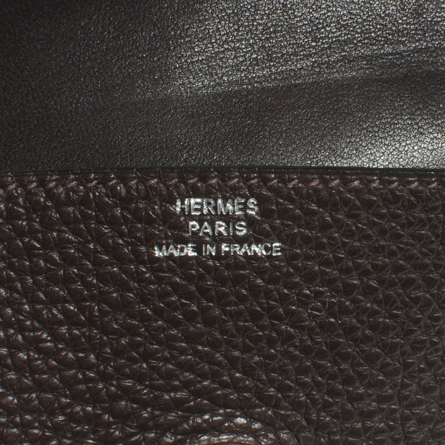 Togo Dogon Card Case Key Holder Ebene