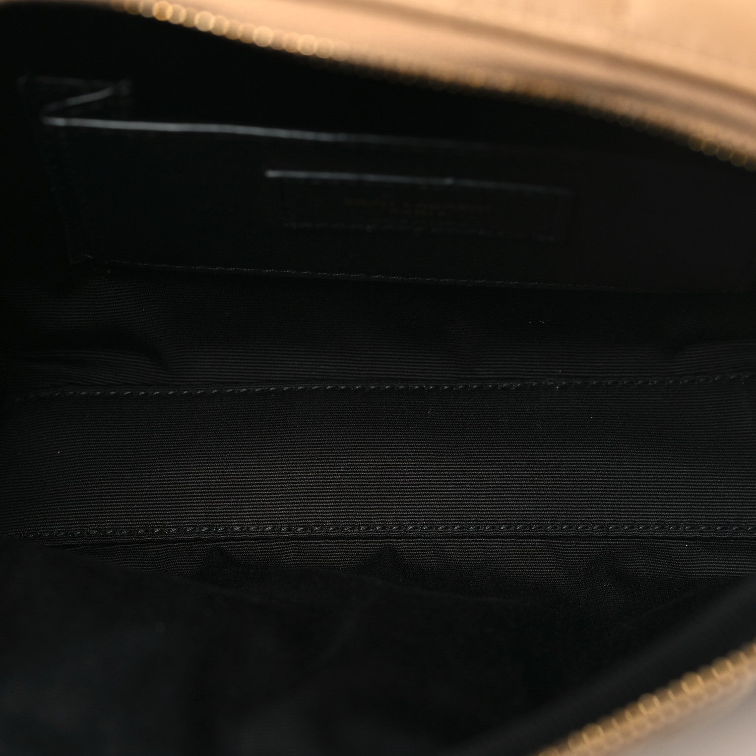 Saint Laurent Lambskin Carre Quilted Cassandre Mini Camera Bag Natural Tan 5 of 10