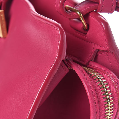 Saint Laurent Calfskin Small Classic Y Cabas Fuchsia 10 of 11