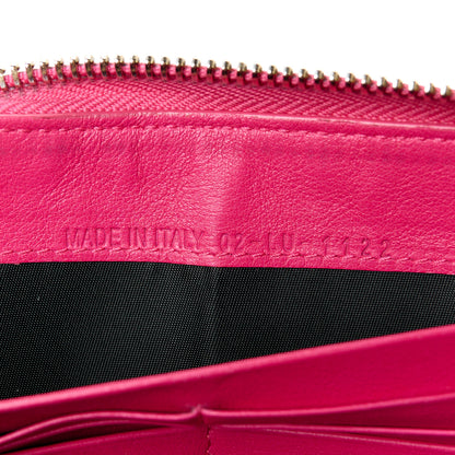 Christian Dior Patent Cannage Lady Dior Continental Wallet Pink 7 of 8
