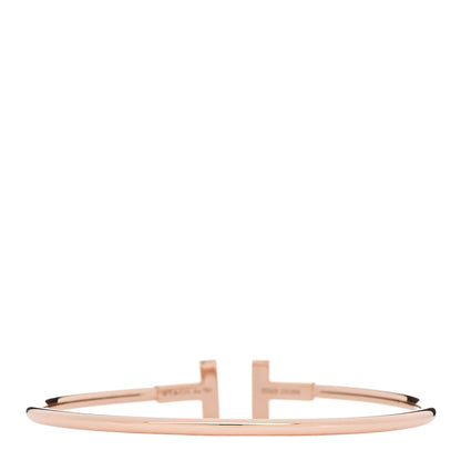 Tiffany 18K Rose Gold T Wire Bracelet 2 of 4
