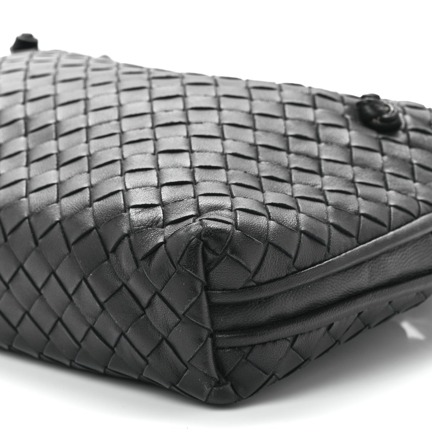Bottega Veneta Nappa Intrecciato Nodini Bag Black 14 of 14