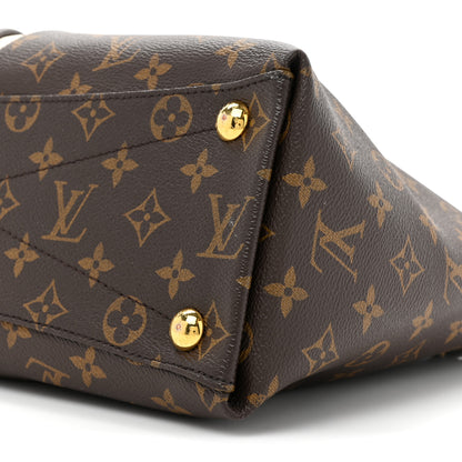 Louis Vuitton Monogram V Tote MM Khaki Cream 7 of 9