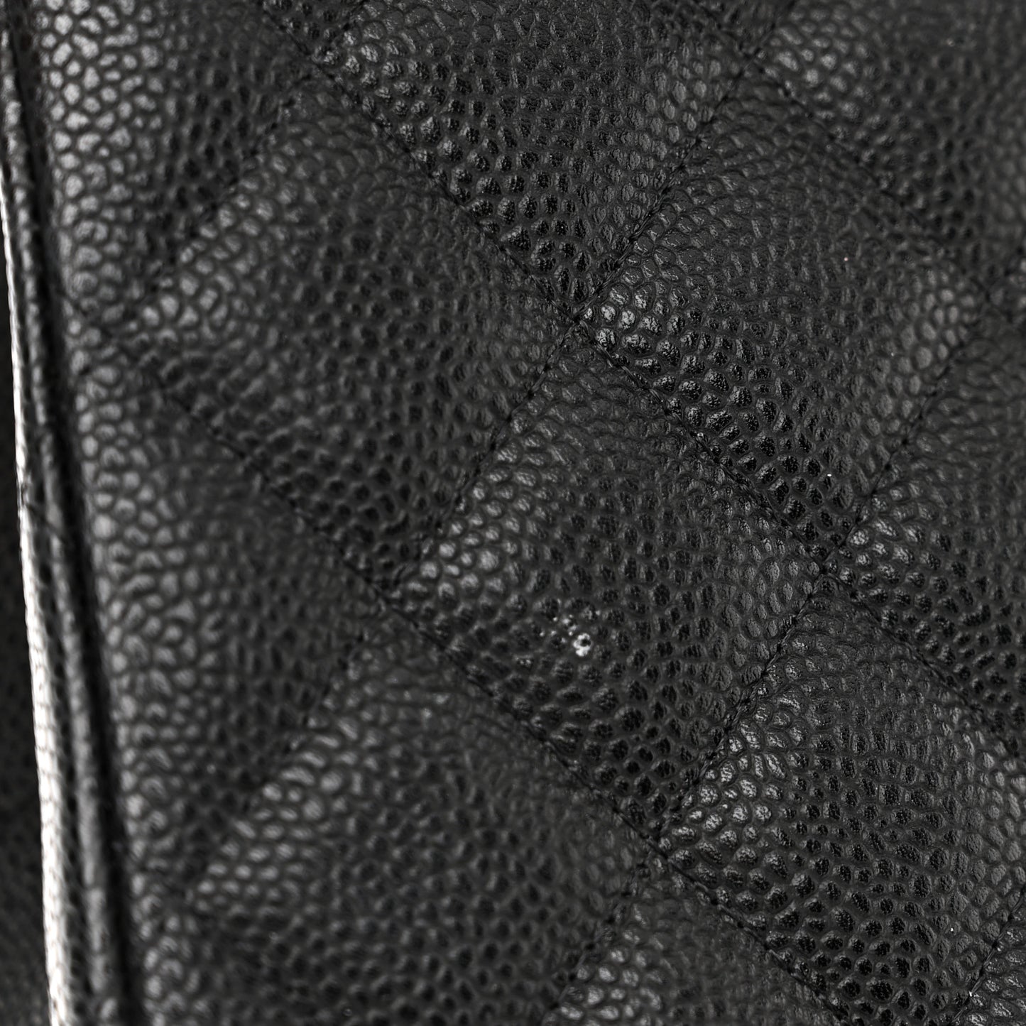 Caviar Quilted Maxi Single Flap Black