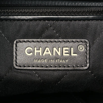 Chanel Shiny Calfskin Quilted Small Chanel 22 Black 6 of 10
