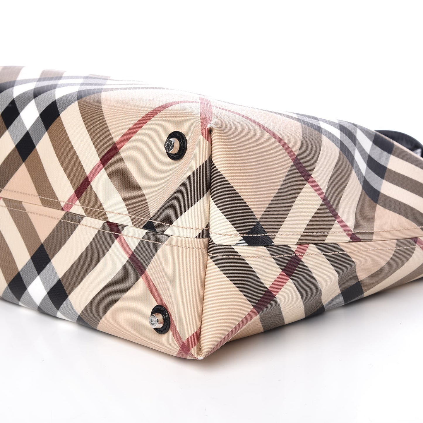 Nova Check Large Nickie Tote Black