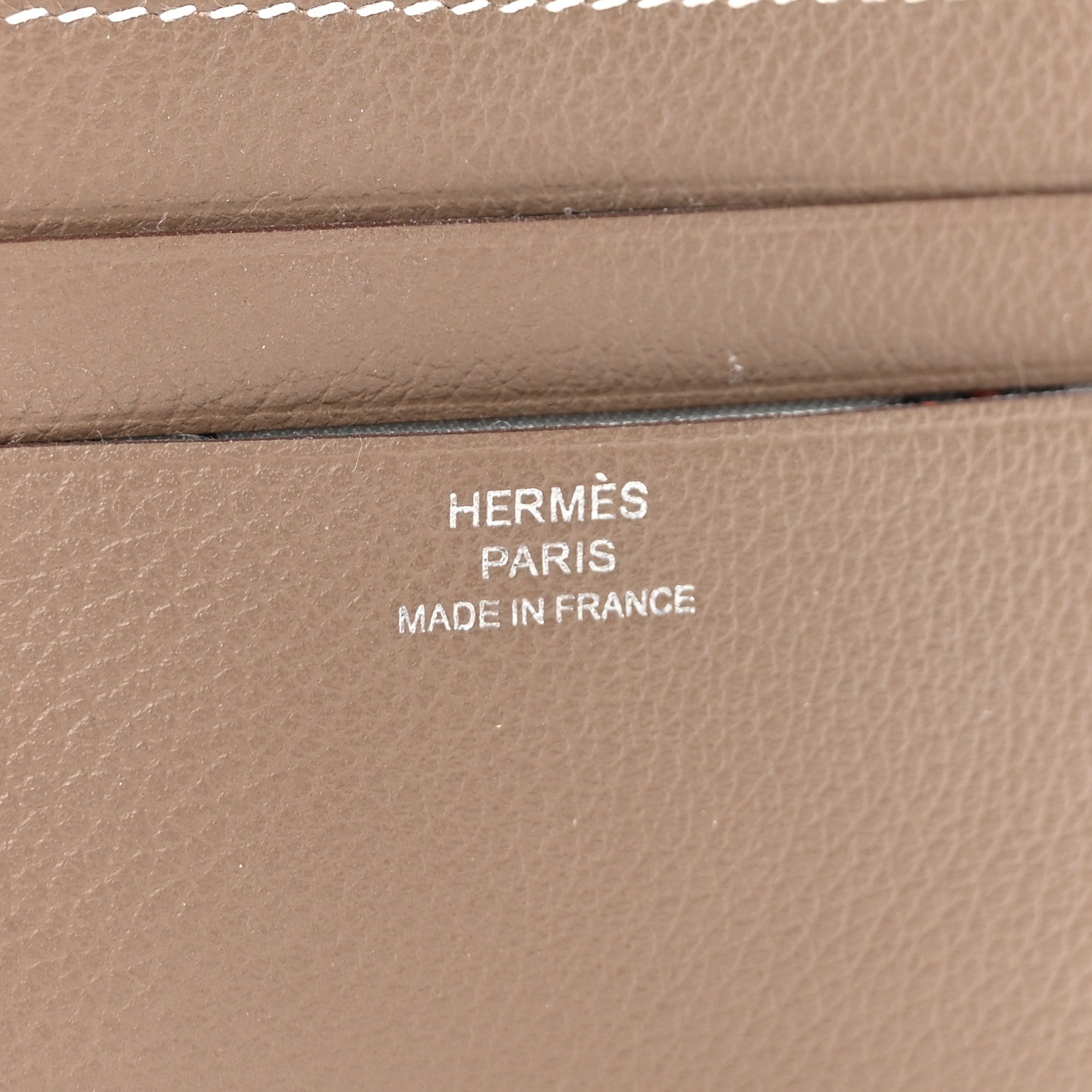 Hermes Evercolor Citizen Card Holder Etoupe 6 of 6