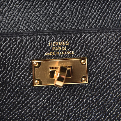 Hermes Epsom Kelly Pocket Compact Wallet Black 6 of 8