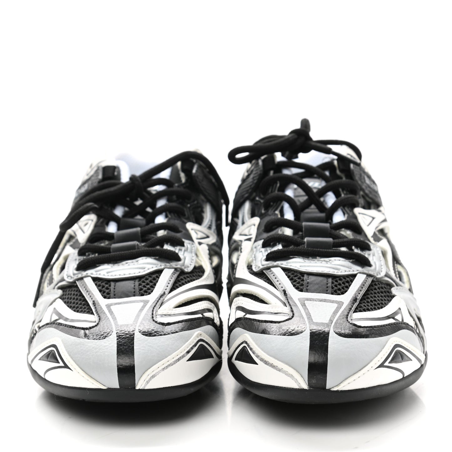 Mesh Rubber Womens Drive Sneakers 42 Light Grey Black