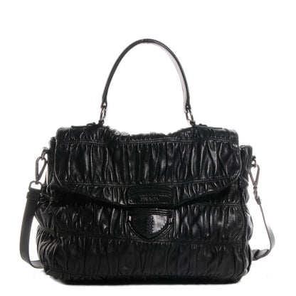 Prada Nappa Gaufre Flap Bag Black 1 of 11