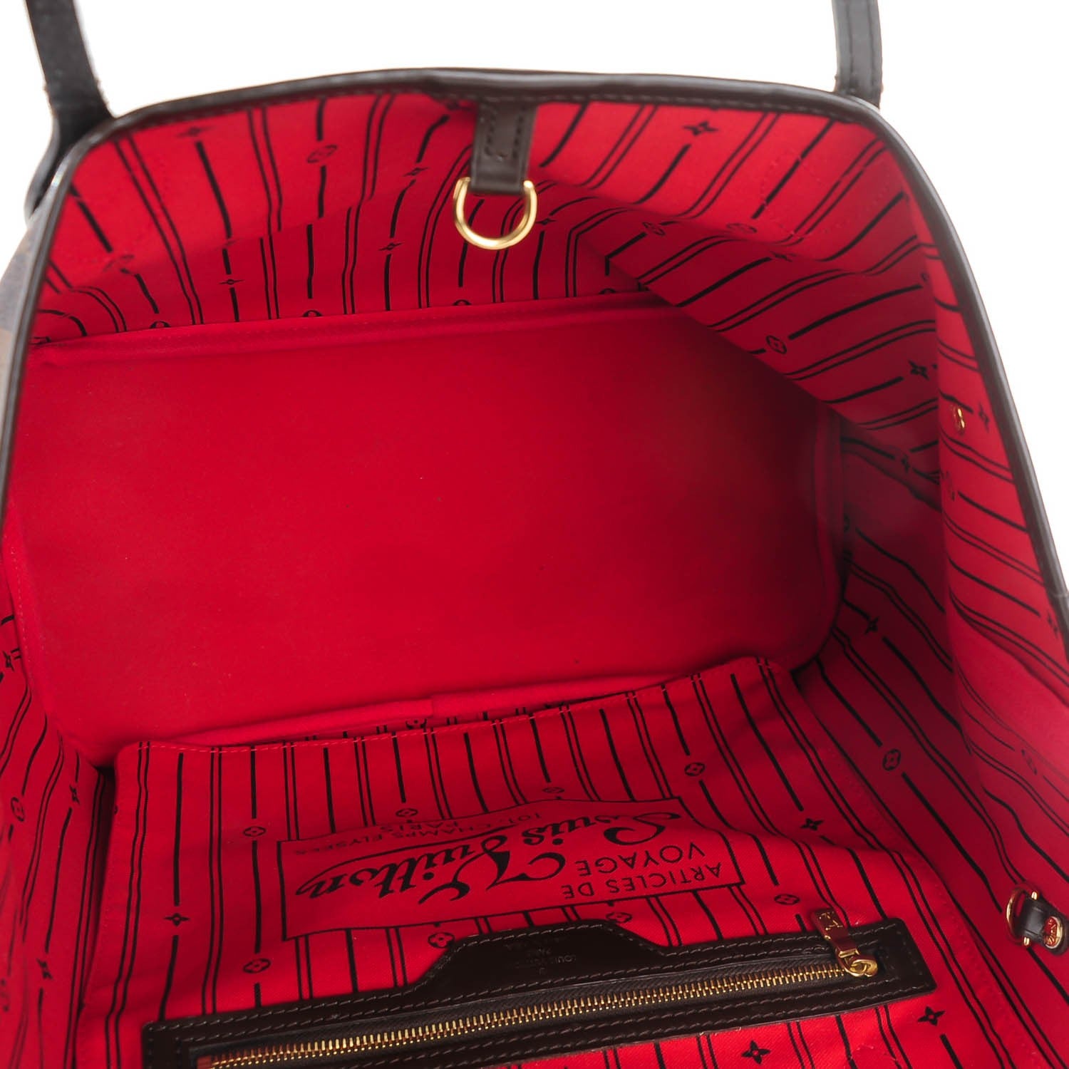 Louis Vuitton Damier Ebene Neverfull MM 5 of 8