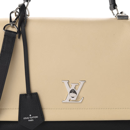 Louis Vuitton Soft Calfskin Lockme II Top Handle Vanille Black 8 of 8