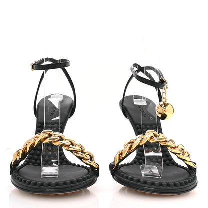 Bottega Veneta Lambskin Dot 100mm Sandals 40 Black 3 of 8