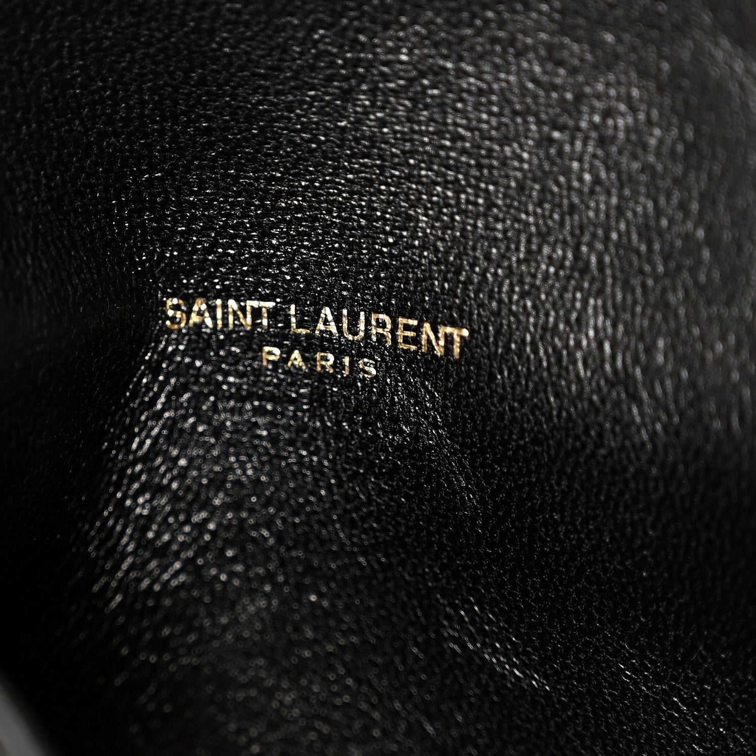 Saint Laurent Lambskin Chevron Quilted Small LouLou Black 9 of 13