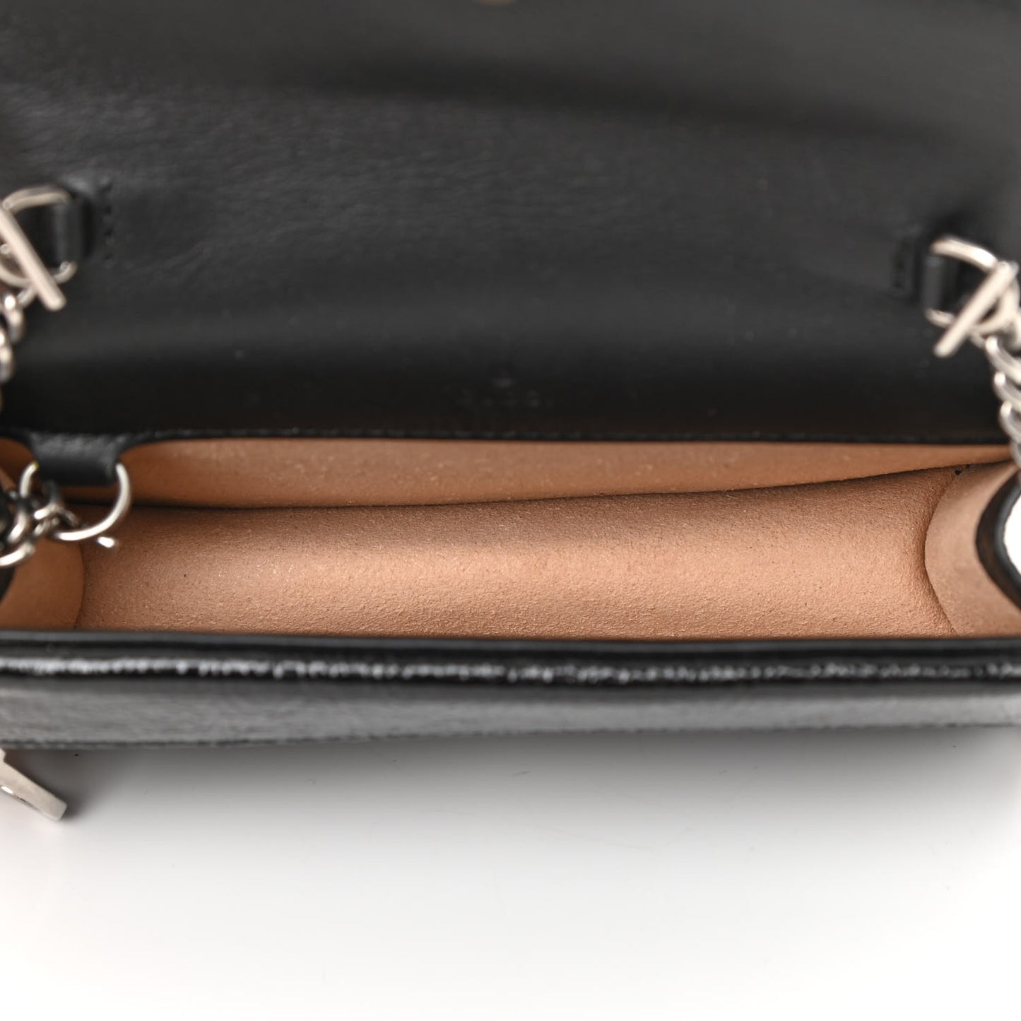 Velvet GG Monogram Super Mini Dionysus Shoulder Bag Black