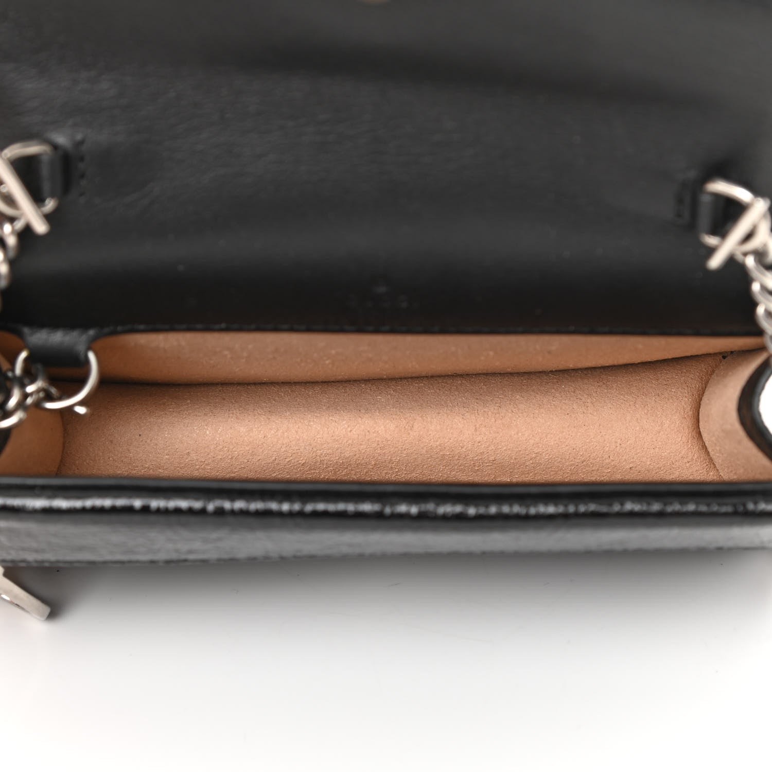 Gucci Velvet GG Monogram Super Mini Dionysus Shoulder Bag Black 5 of 10