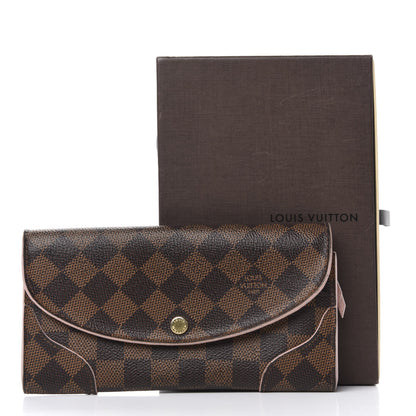 Louis Vuitton Damier Ebene Caissa Wallet Rose Ballerine 8 of 8