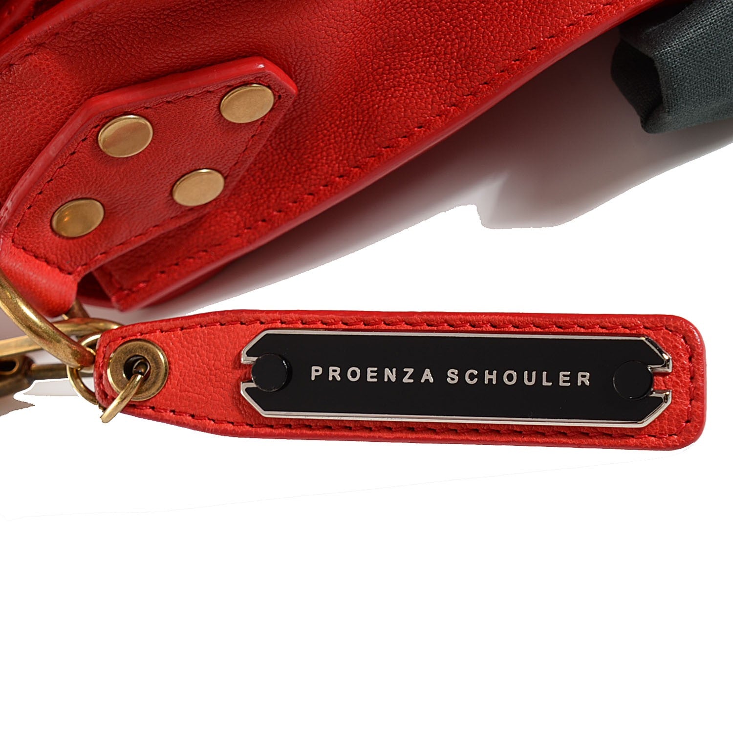 Proenza Schouler Lambskin Medium PS1 Satchel Bright Red 13 of 13