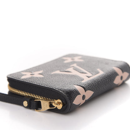 Louis Vuitton Empreinte Monogram Giant Zippy Coin Purse Black Beige 8 of 11