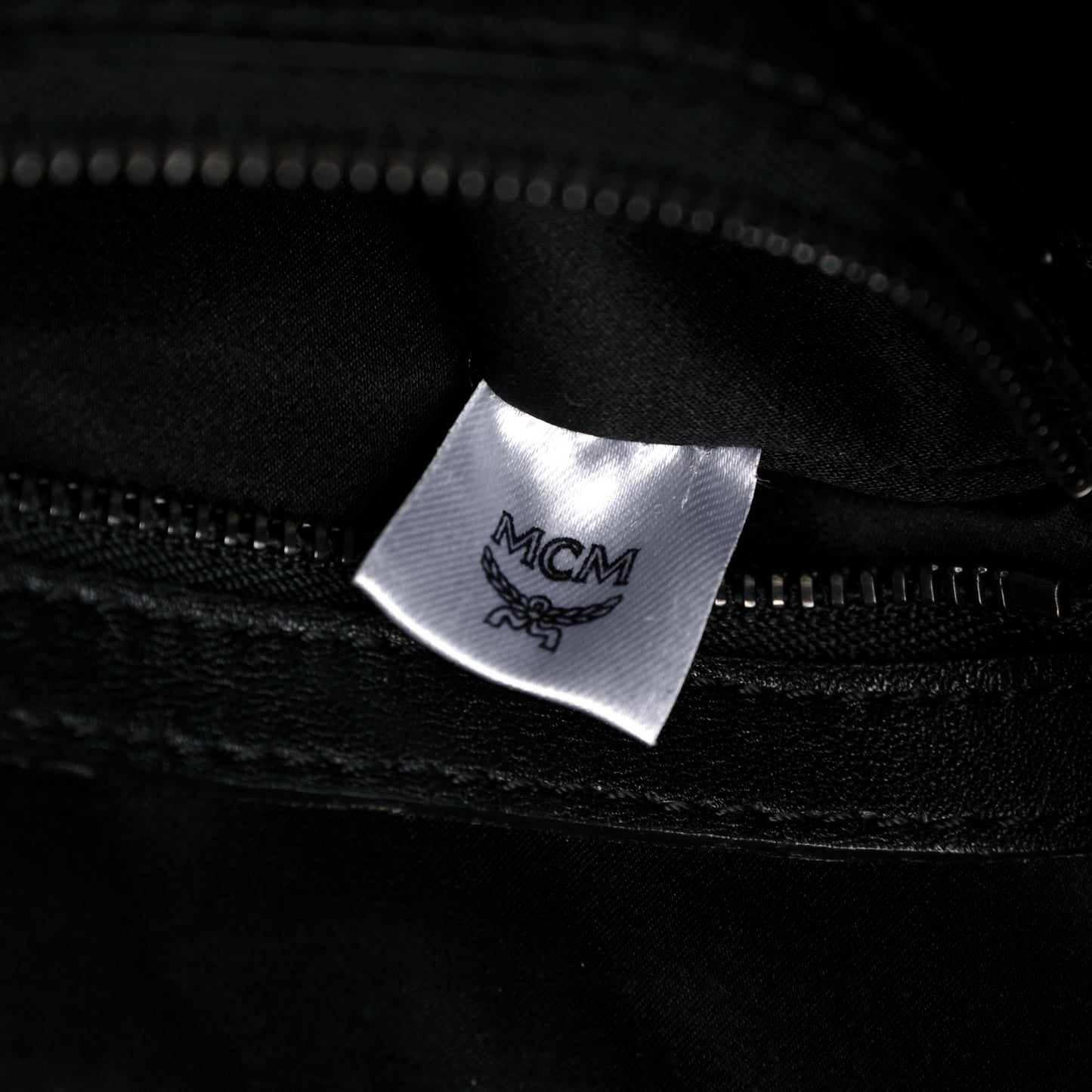 Calfskin Medium Studded Backpack Black