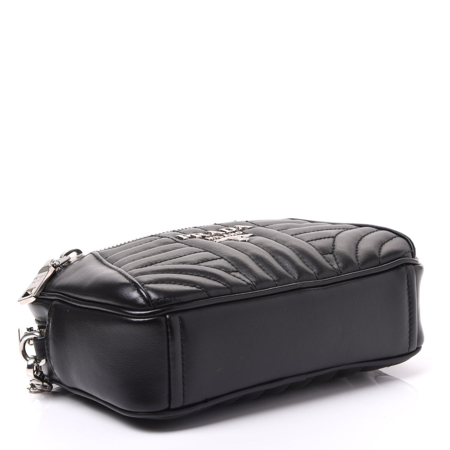 Soft Calfskin Impunture Diagramme Belt Bag Black