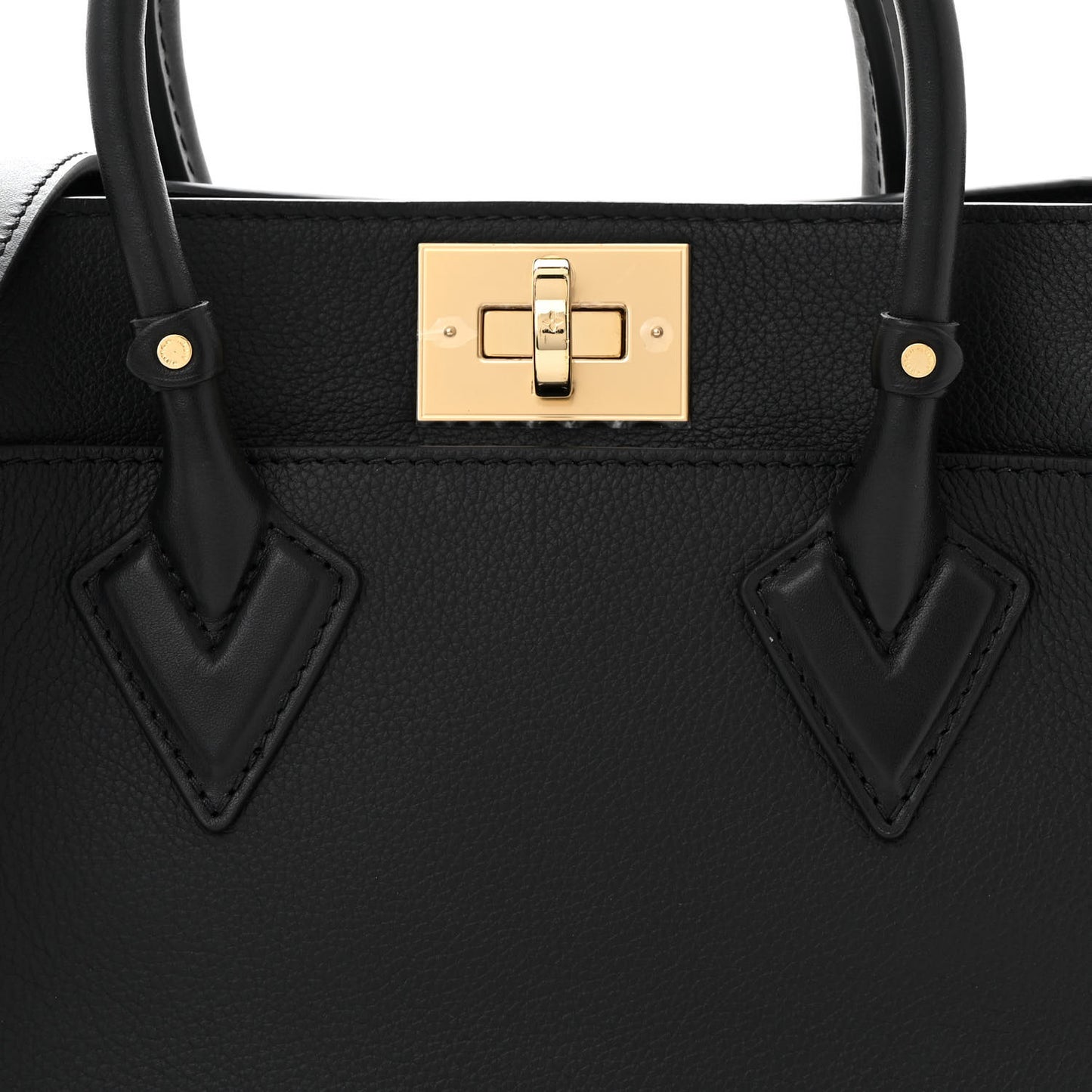 Calfskin Monogram On My Side PM Black