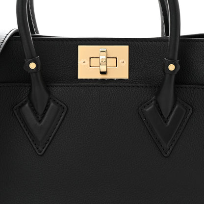 Louis Vuitton Calfskin Monogram On My Side PM Black 7 of 9