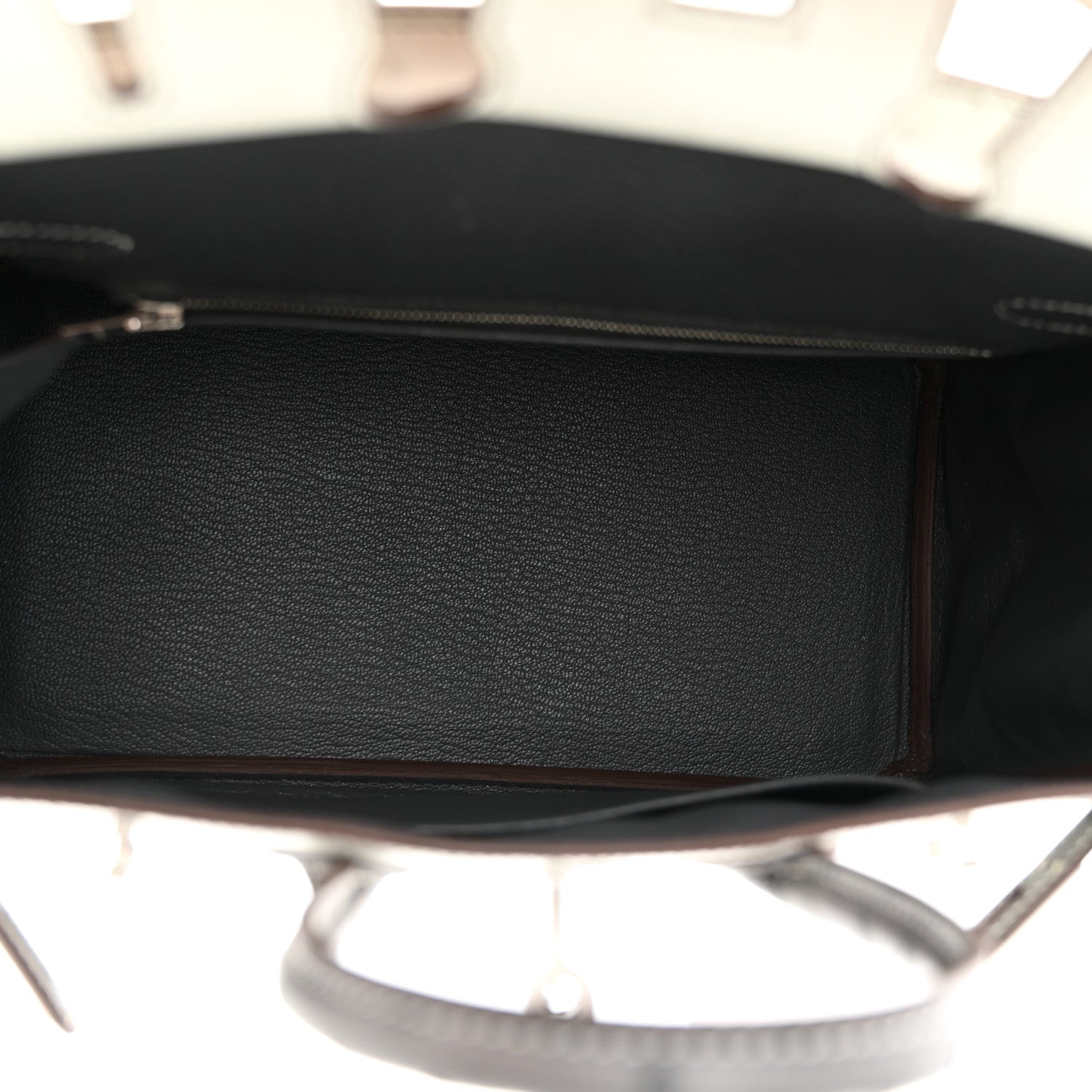 Hermes Ostrich Horseshoe Birkin 25 Gris Perle Gris Meyer 5 of 12