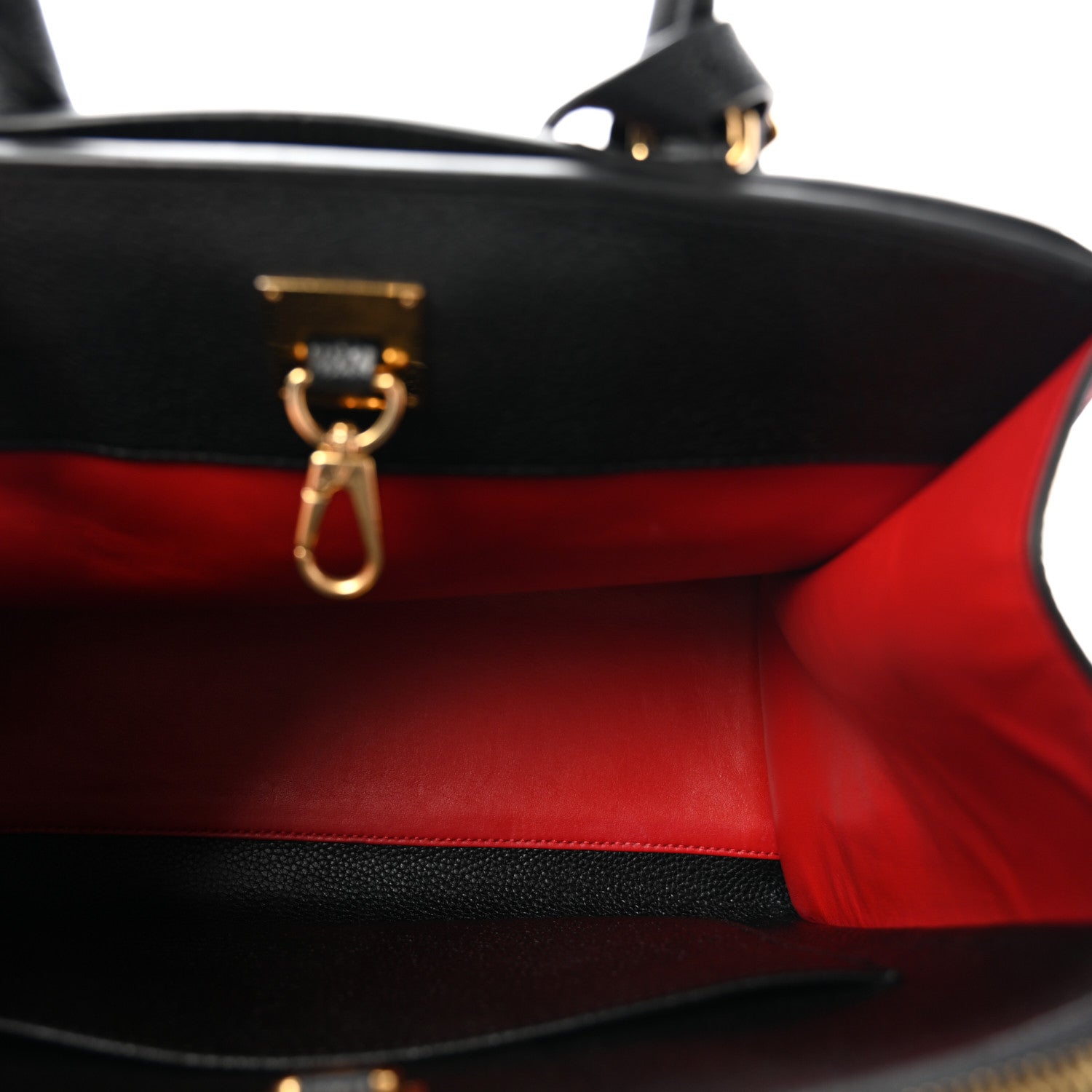 Louis Vuitton Taurillon City Steamer PM Black Rouge 5 of 9