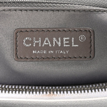 Chanel Caviar Quilted XL Grand Shopping Tote GST White 7 of 11