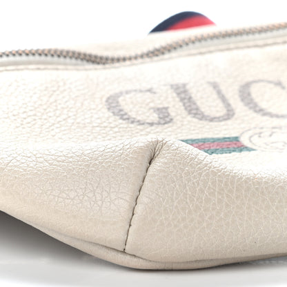 Gucci Grained Calfskin Small Logo Belt Bag White 7 of 8