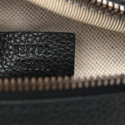 Gucci Grained Calfskin Small Logo Belt Bag Black 7 of 10