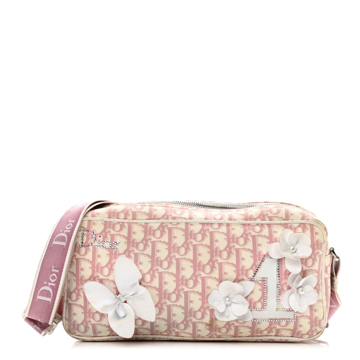 Christian Dior Monogram Girly Shoulder Bag Pink 1 of 16