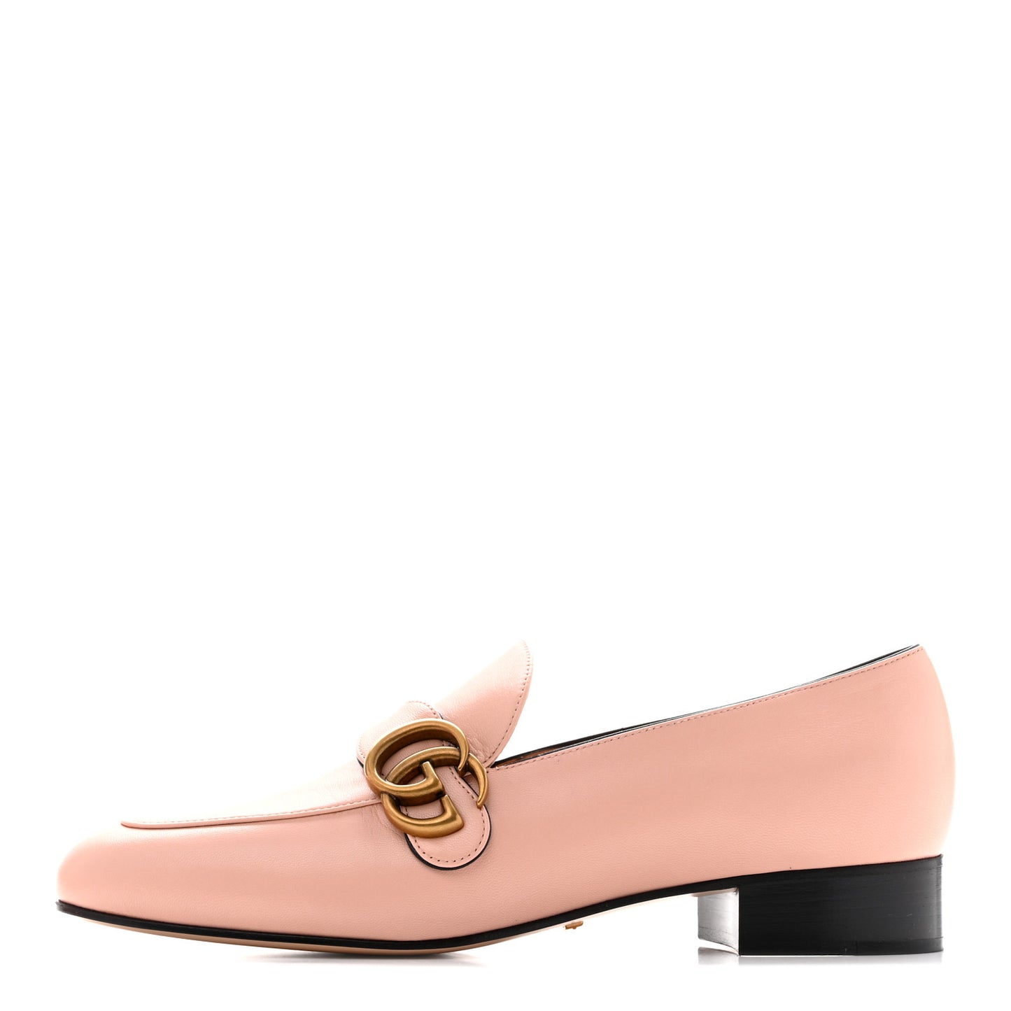 Malaga Kid Womens GG Marmont Loafers 38.5 Perfect Pink