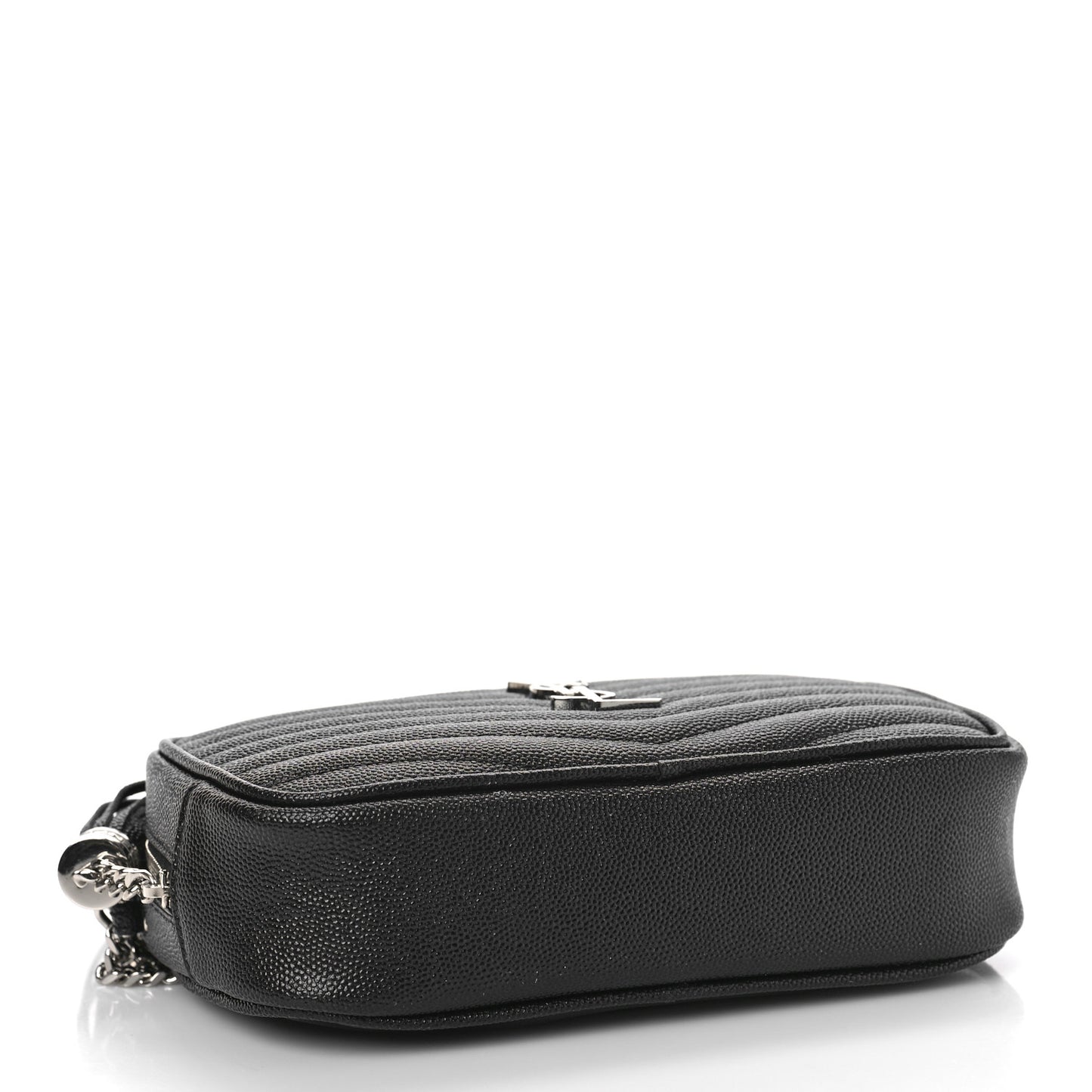 Grain De Poudre Matelasse Monogram Mini Lou Camera Bag Black