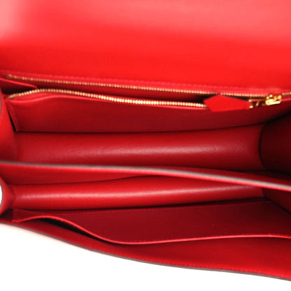 Hermes Epsom Constance 24 Rouge Casaque 8 of 12