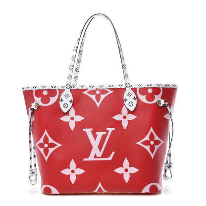 Louis Vuitton Monogram Giant Neverfull MM Rouge 3 of 11