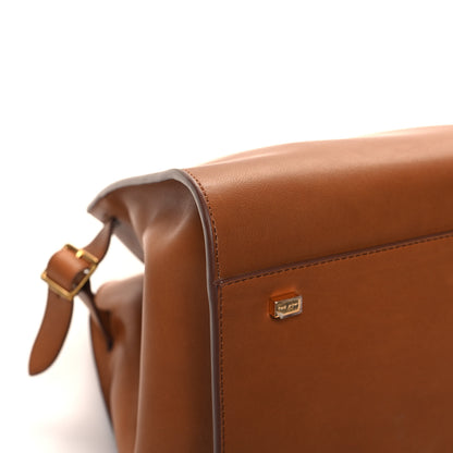 The Row Polished Saddle Calfskin Soft Margaux 15 Cuir 8 of 12