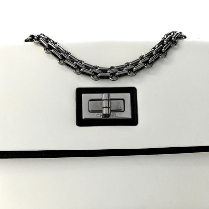 Chanel Lambskin Mademoiselle Flap White 8 of 10