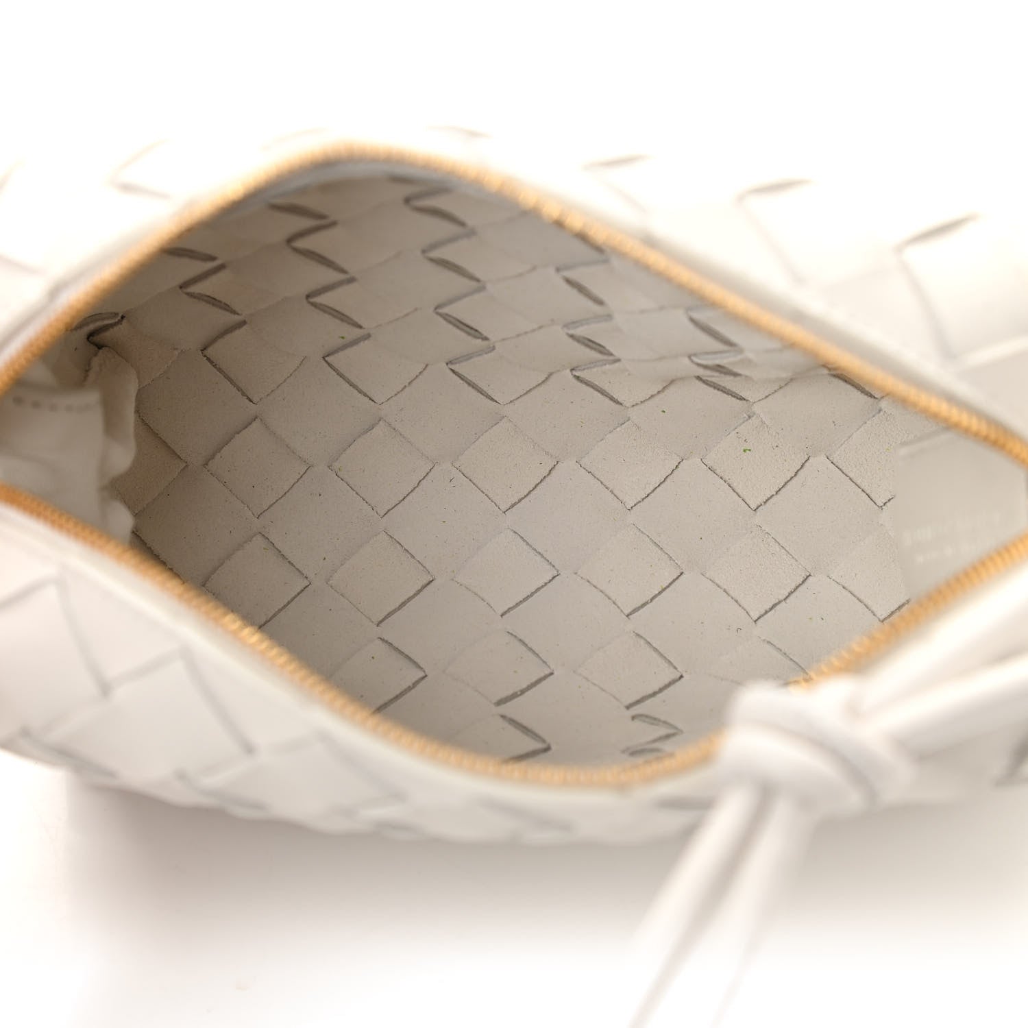 Bottega Veneta Nappa Intrecciato Mini Loop Camera Bag White 5 of 9